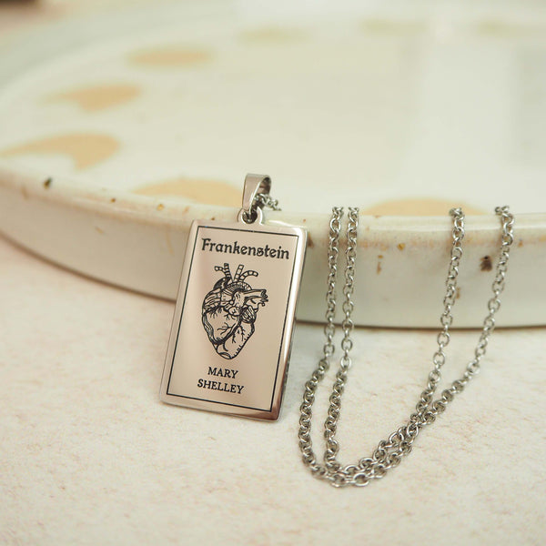 Frankenstein Book Necklace
