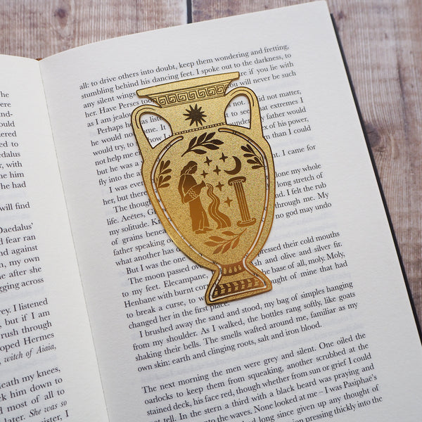 Greek Vase Brass Bookmark