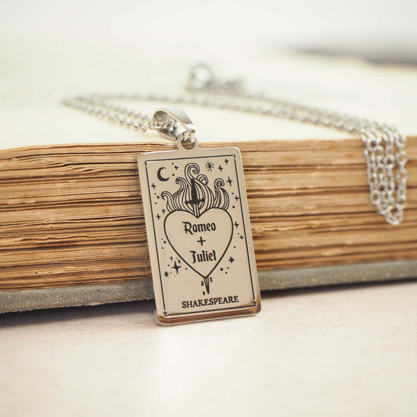 Romeo and Juliet Book Necklace