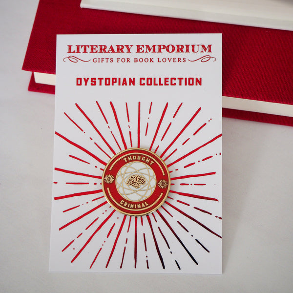 Thought Criminal Enamel Pin - Dystopian Collection