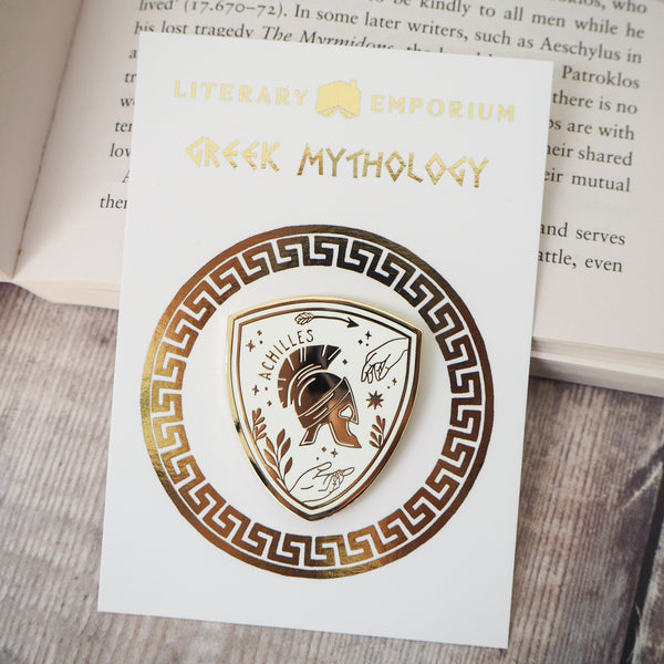 Achilles Enamel Pin - Greek Mythology Collection