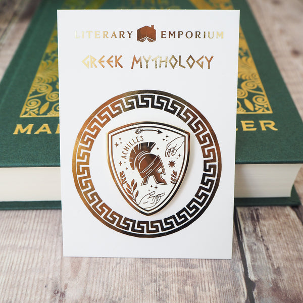 Achilles Enamel Pin - Greek Mythology Collection