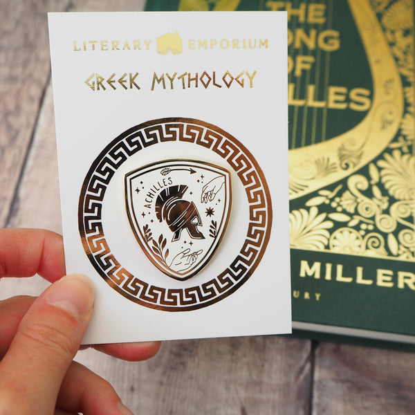Achilles Enamel Pin - Greek Mythology Collection