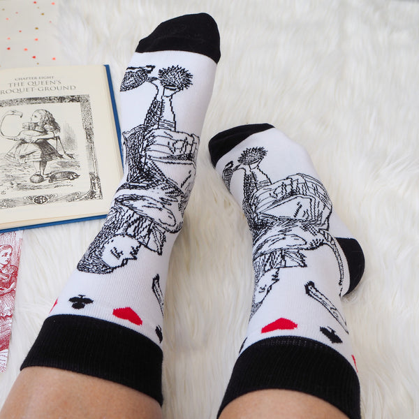 Alice in Wonderland Socks