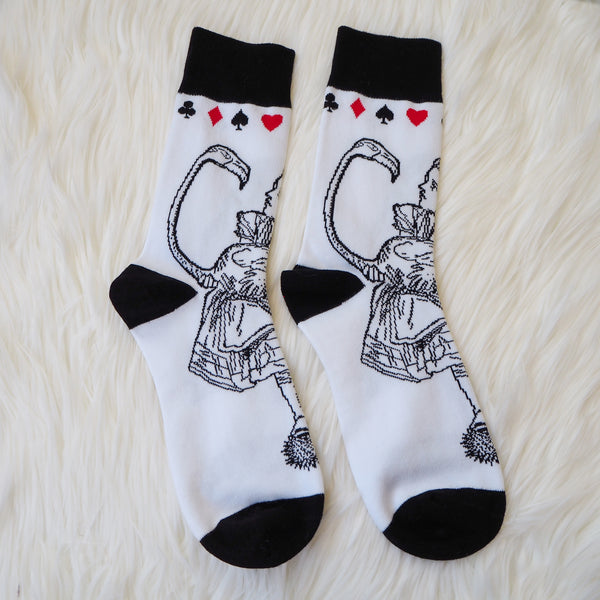 Alice in Wonderland Socks