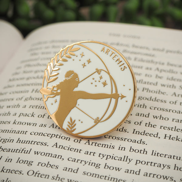 Artemis Enamel Pin - Greek Mythology Collection