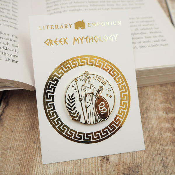 Athena Enamel Pin - Greek Mythology Collection