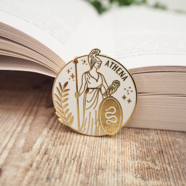 Athena Enamel Pin - Greek Mythology Collection
