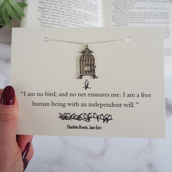 Jane Eyre Birdcage Necklace