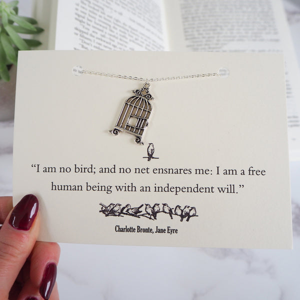 Jane Eyre Birdcage Necklace