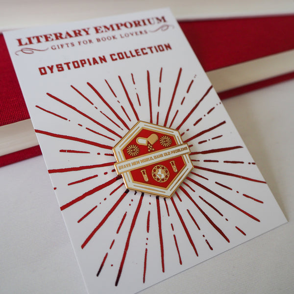 Brave New World Enamel Pin - Dystopian Collection