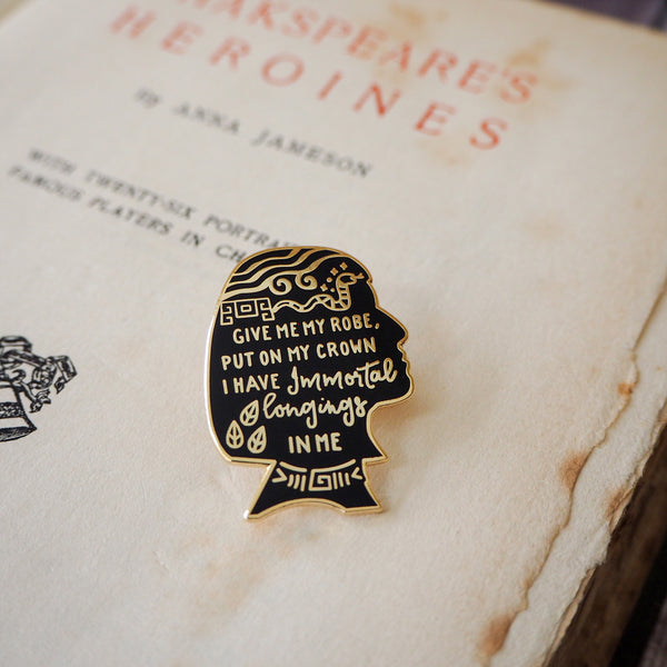 Cleopatra Enamel Pin - Shakespeare's Heroines Collection