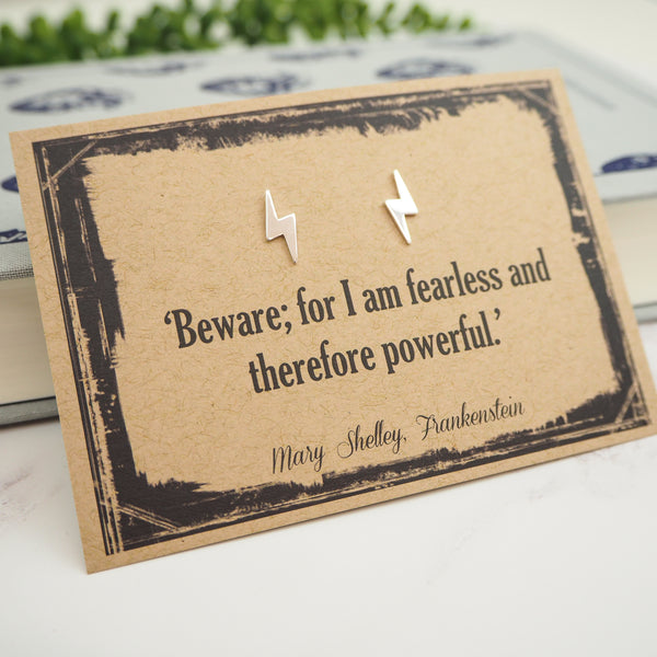 Frankenstein Lightning Bolt Earrings