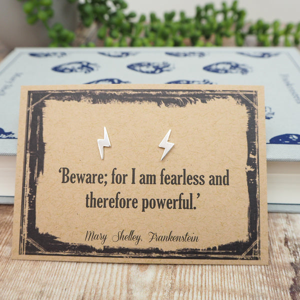 Frankenstein Lightning Bolt Earrings