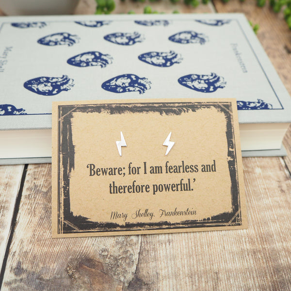 Frankenstein Lightning Bolt Earrings