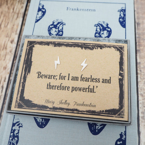 Frankenstein Lightning Bolt Earrings