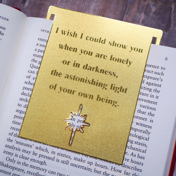 Hafiz of Shiraz Brass Bookmark