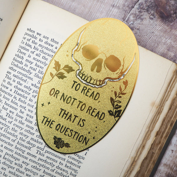 Hamlet Brass Bookmark
