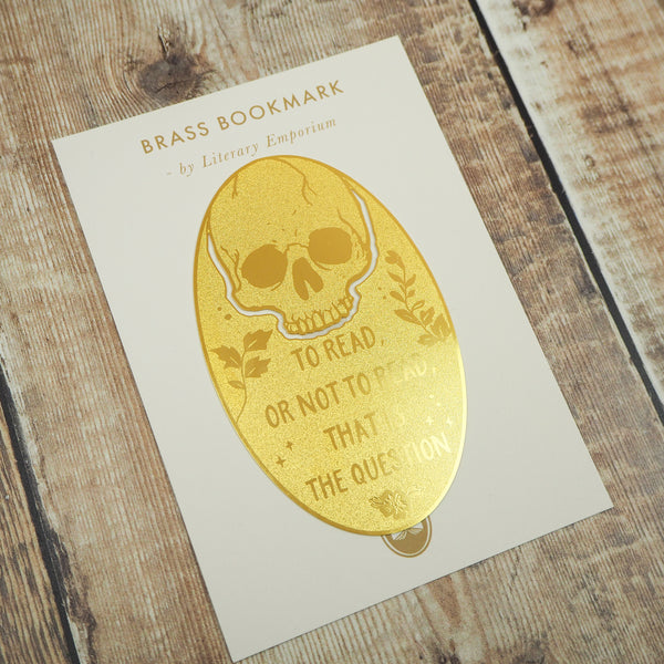 Hamlet Brass Bookmark