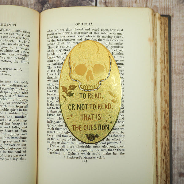 Hamlet Brass Bookmark