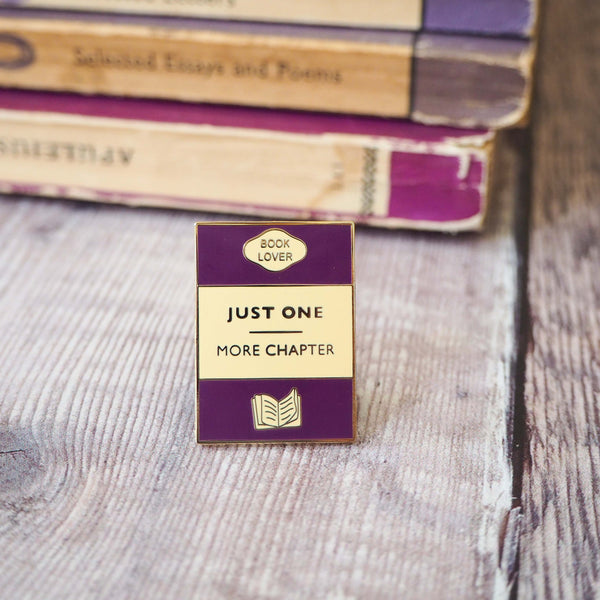 'Just One More Chapter' Enamel Pin