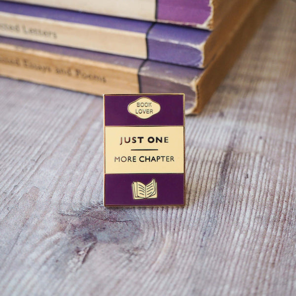'Just One More Chapter' Enamel Pin
