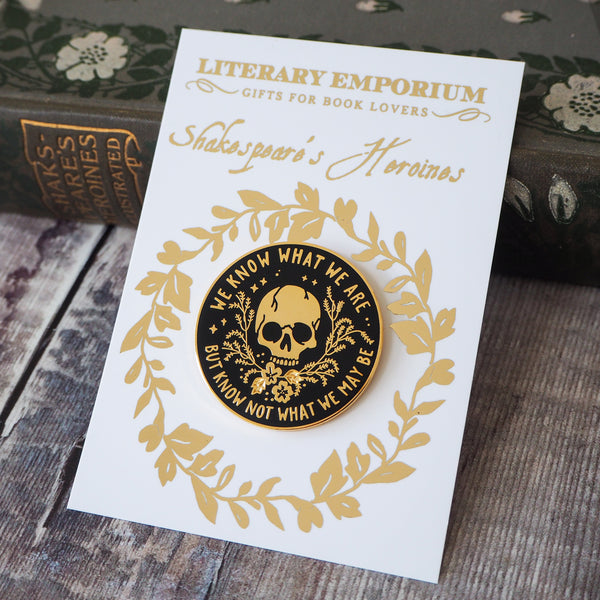 Ophelia Enamel Pin - Shakespeare's Heroines Collection