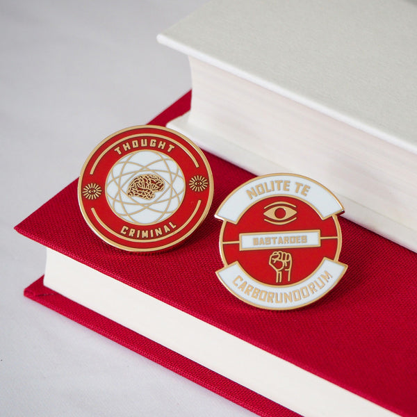 Nolite Te Bastardes Carborundorum Enamel Pin - Dystopian Collection