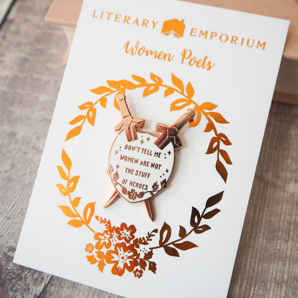 Qiu Jin Enamel Pin - Women Poets Collection