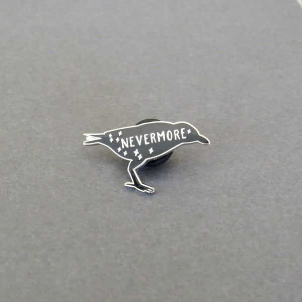 The Raven - Edgar Allan Poe Enamel Pin - Gothic Literature Collection