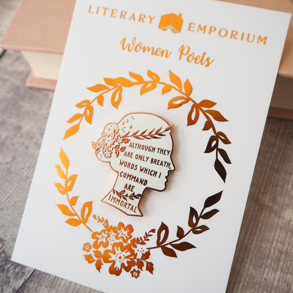 Sappho Enamel Pin - Women Poets Collection