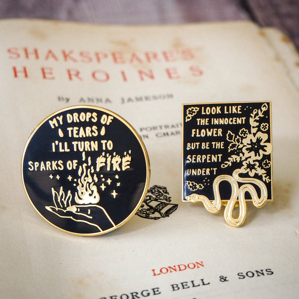Lady Macbeth Enamel Pin - Shakespeare's Heroines Collection