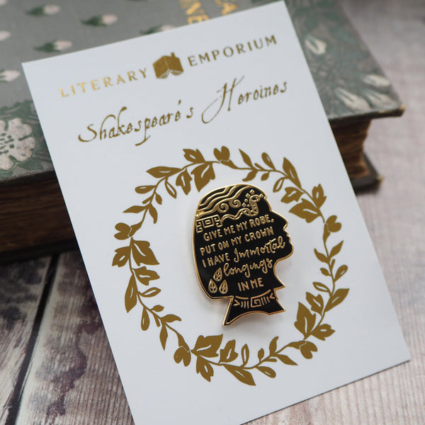Cleopatra Enamel Pin - Shakespeare's Heroines Collection