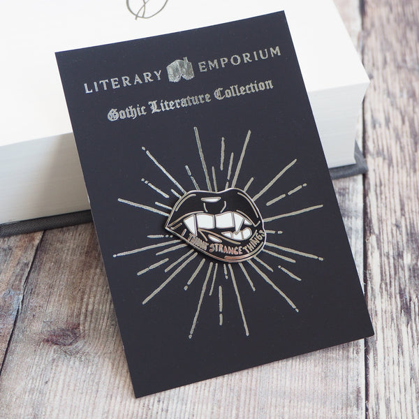 Dracula Enamel Pin - Gothic Literature Collection