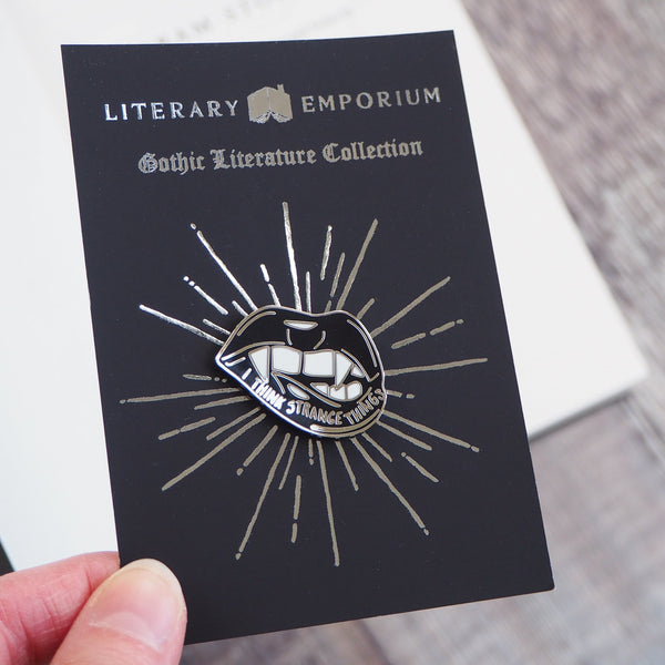 Dracula Enamel Pin - Gothic Literature Collection