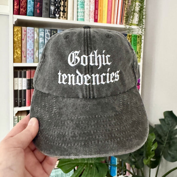 Gothic Tendencies Embroidered Hat – Vintage Black