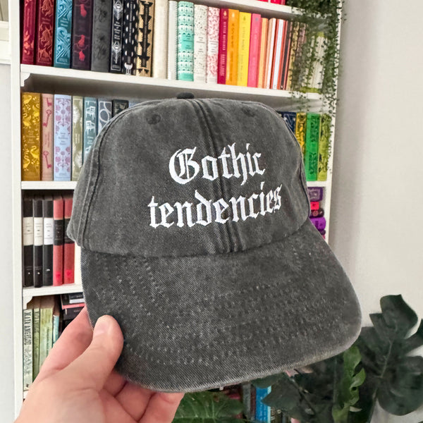 Gothic Tendencies Embroidered Hat – Vintage Black