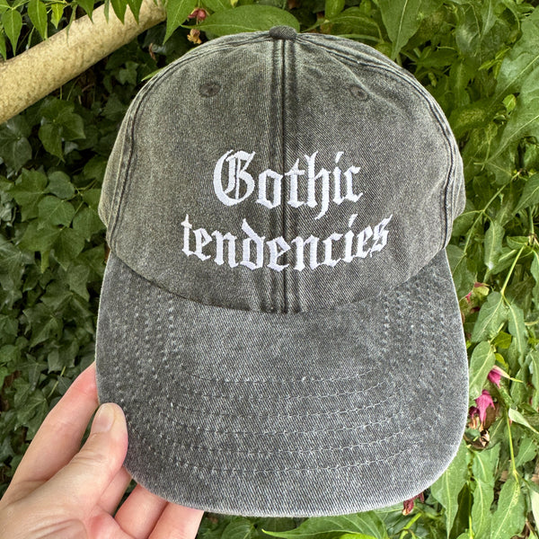 Gothic Tendencies Embroidered Hat – Vintage Black