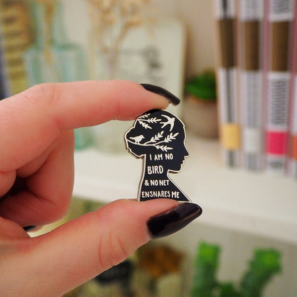 Jane Eyre Enamel Pin - Gothic Literature Collection