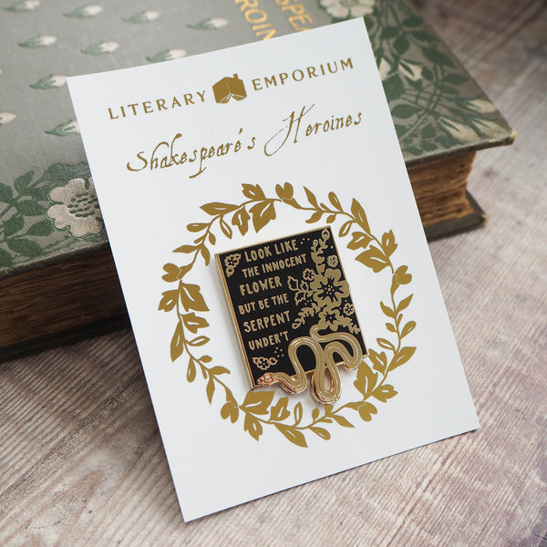 Lady Macbeth Enamel Pin - Shakespeare's Heroines Collection