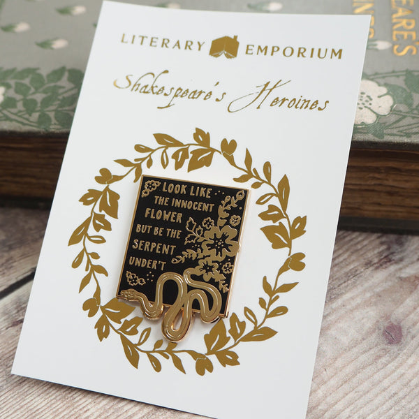 Lady Macbeth Enamel Pin - Shakespeare's Heroines Collection