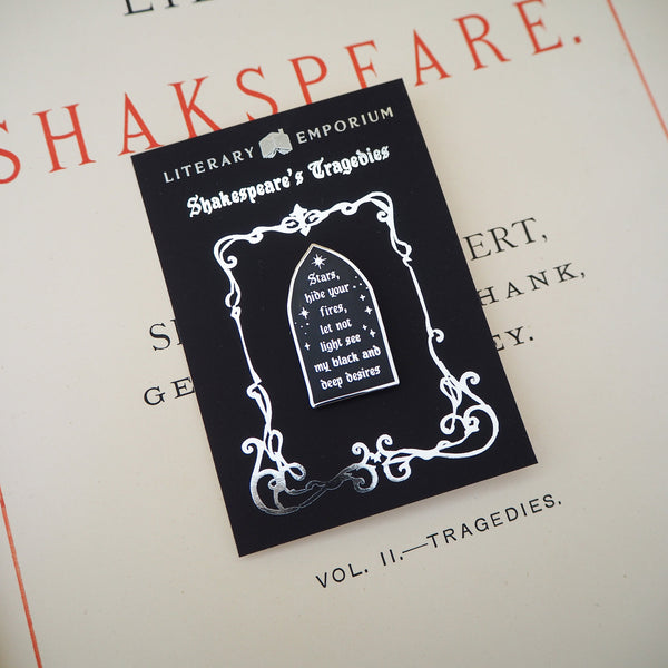 Macbeth Enamel Pin - Shakespeare’s Tragedies Collection