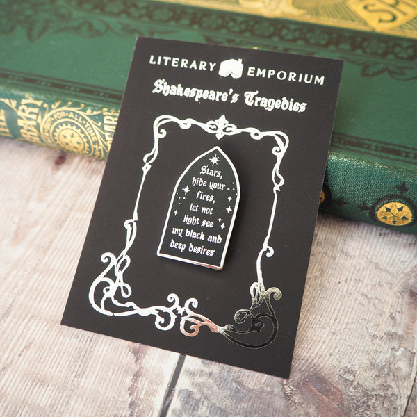 Macbeth Enamel Pin - Shakespeare’s Tragedies Collection
