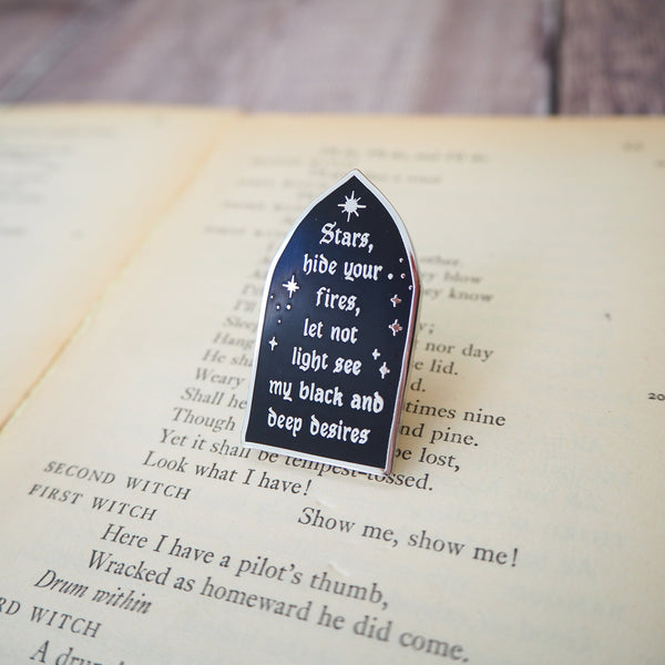 Macbeth Enamel Pin - Shakespeare’s Tragedies Collection