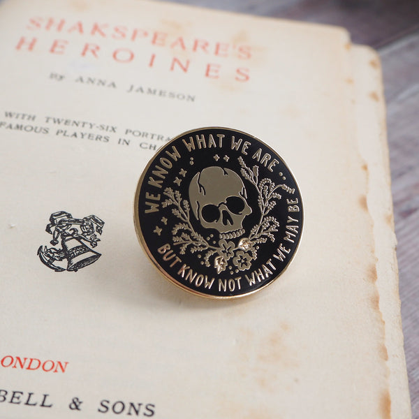 Ophelia Enamel Pin - Shakespeare's Heroines Collection