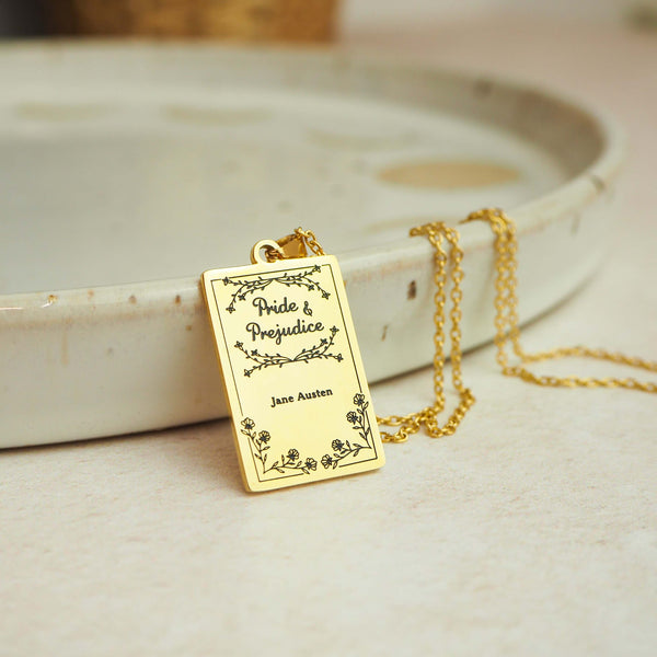 Pride and Prejudice Book Necklace