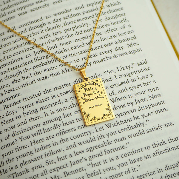 Pride and Prejudice Book Necklace