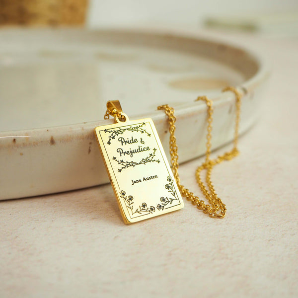 Pride and Prejudice Book Necklace