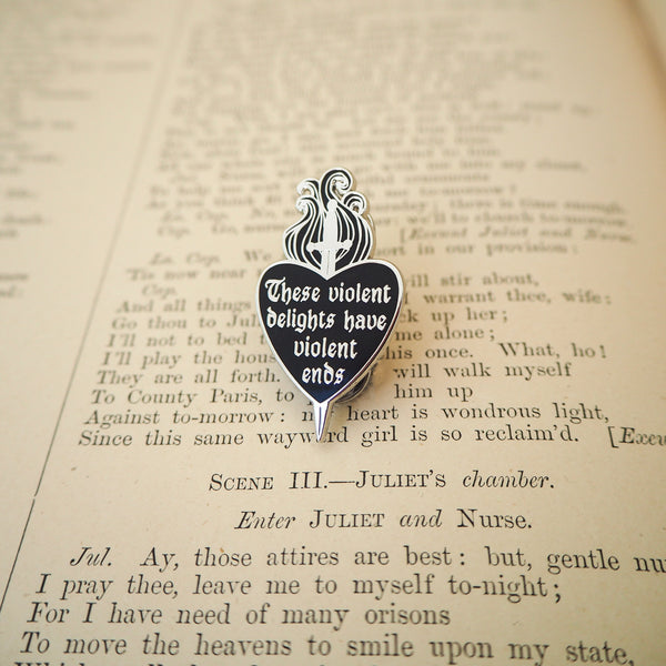Romeo & Juliet Enamel Pin - Shakespeare’s Tragedies Collection