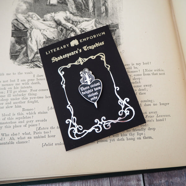 Romeo & Juliet Enamel Pin - Shakespeare’s Tragedies Collection